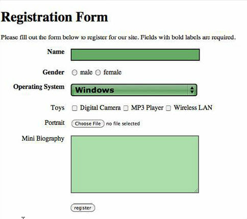 Registration Form